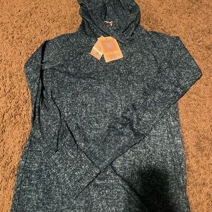 LuLaRoe Textured Blue Top